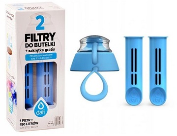 2 ФИЛЬТРА ДЛЯ БУТЫЛОК DAFI SOFT SOLID + БЕСПЛАТНАЯ КРЫШКА разных цветов