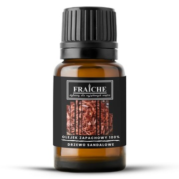 Olejek Zapachowy 10 ml DRZEWO SANDAŁOWE Intensywność 100% SANDALWOOD