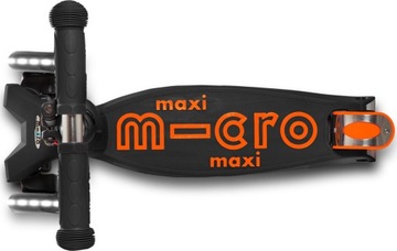 СКУТЕР MAXI MICRO DELUXE LED ЧЕРНЫЙ / ЧЕРНЫЙ