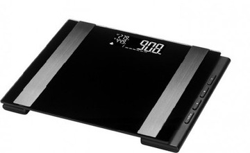 Waga łazienkowa 6w1 SZKŁO 180kg Analityczna BMI %