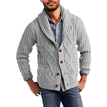 2023 Men's Cardigan Sweater Autumn Winter Fashion