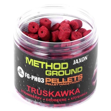 Pellet Haczykowy METHOD 8mm TRUSKAWKA JAXON 100G