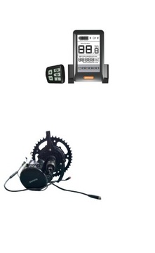 zestaw do konwersji roweru elektrycznego Wyświetlacz UART+Silnik G340.750.C