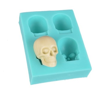 Forma silikonowa CZASZKA 3D
