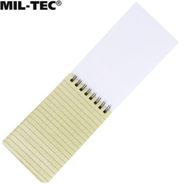 ВОДОНЕПРОНИЦАЕМЫЙ БЛОКНОТ POLIGON MIL-TEC Report Pad 75x130 мм