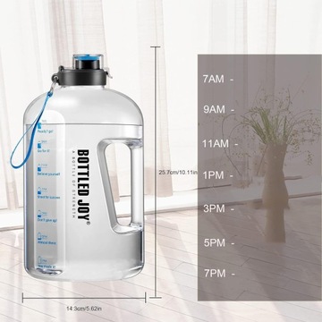 WATER JUG GALLON KANISTER 1,5L NIE PRZECIEKA KANISTER BUTELKA NA SIŁOWNIĘ