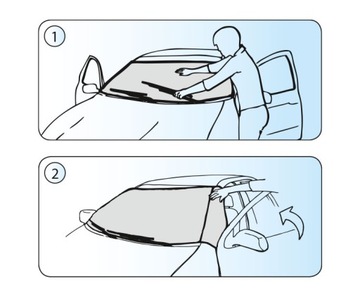 MATA ANTYSZRONOWA POKROWIEC ODMRAŻACZ SKROBACZKA
