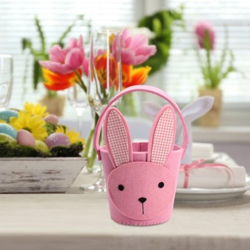 Easter Bags Treats Gift Bags Spring Egg Pink