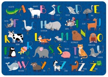 ЛАМИНИРОВАННЫЙ ФОН ДЛЯ РАБОТЫ АЛФАВИТА