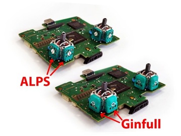 Потенциометры Холла V1, аналог джойстика Ginfull Dualsense PlayStation PS5