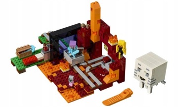 LEGO MINECRAFT 21143 БЛОКИ ПОРТАЛА НИЖНЕГО ПОРТАЛА