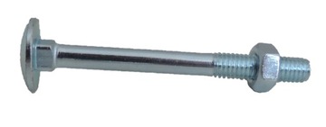 M6x60 ŚRUBA ZAMKOWA GRZYBKOWA + NAKRĘTKA 1kpl