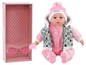 PREZENT lalka BABY bobas BORN mówi ŚPIEWA nr25 box