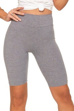 Moraj legginsy damskie krótkie S/M j. szare