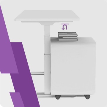 Электрический каркас стола Spacetronik с регулировкой высоты 70-115, черный