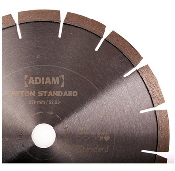 ADIAM TARCZA DIAMENTOWA BETON STANDARD 350MM 25,4