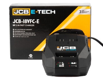 БЫСТРОЕ ЗАРЯДНОЕ УСТРОЙСТВО ДЛЯ ЛИТИЙ-ИОННЫХ АККУМУЛЯТОРОВ 18В 2,4А JCB ОРИГИНАЛ