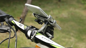Uniwersalny metalowy uchwyt rowerowy motocyklowy na telefon na kierownicę o