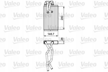 RADIÁTOR VALEO 811525