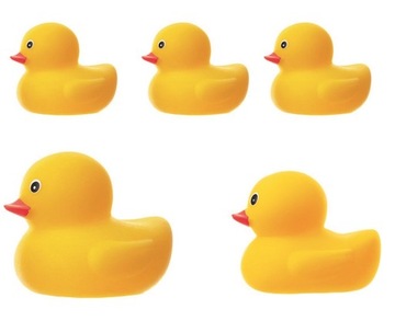 УТКИ ДЛЯ ВАННЫ ТУЛЛО ​​БЕЗ ОТВЕРСТИЙ 3 ШТ.