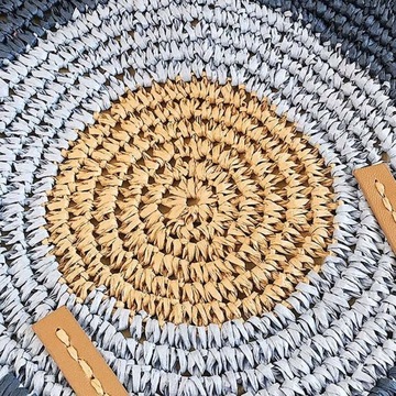 КОРЗИНА ИЗ СОЛОМЫ ИЗ РОТАНГА