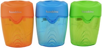 Temperówka manualna, podwójna z pojemnikiem