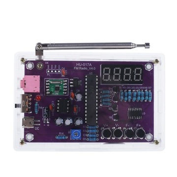FM-радио, цифровой светодиодный дисплей + комплект корпуса «сделай сам»
