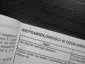 Руководство пользователя радиоприемника Dacia на польском языке