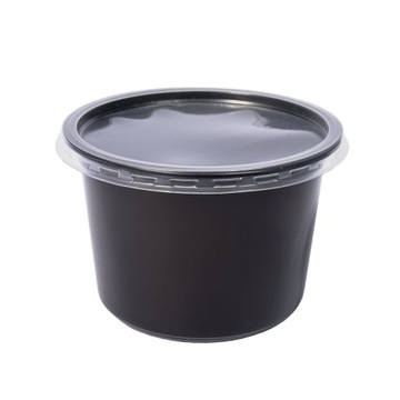 POJEMNIKI PLASTIKOWE Z WIECZKIEM 0,5L 50 SZTUK