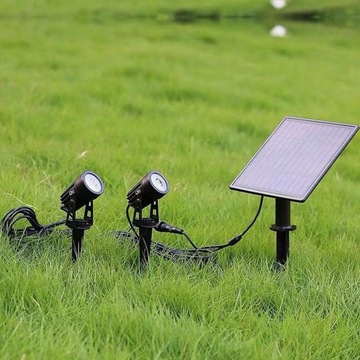 Алюминиевый сплав 4LED солнечный точечный светильник водонепроницаемый