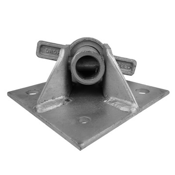 Основание 50 см, наклоняемая оцинкованная ножка Plettac Baumann Rux, набор из 4 шт.