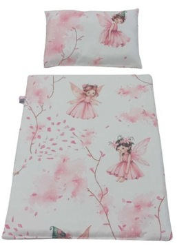 Pościel dla lalek z bawełny do wózka i kołyski