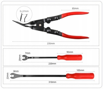 СЪЕМНИКИ КЛЮЧИ ВЕДРА ИНСТРУМЕНТЫ ДЛЯ ДЕМОНТАЖА СНЯТИЕ ОБИВКИ 12 ЭЛЕМЕНТОВ.