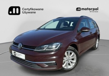 Volkswagen Golf VII Variant Facelifting 1.6 TDI-CR DPF BMT 115KM 2018 Volkswagen Golf Variant Comfortline Pakiety, ACC, ergoActive z masazem, G