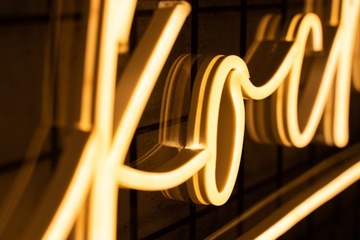 Всё с тобой + надпись сердечко LED Neon LEDON