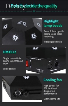 8 глаз сценический лазерный свет Dmx освещение