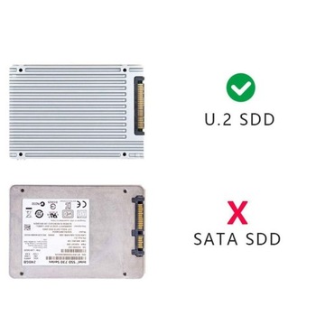 Adapter przejściówka M.2 NVMe PCIe do SFF-8643 SFF8643 konwerter dysk U.2