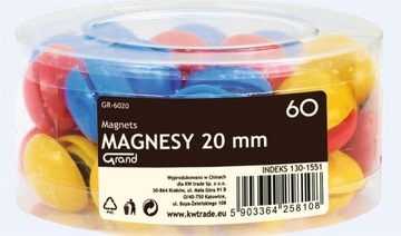 Magnesy 20mm tuba