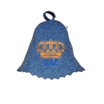 ШАПКА ВОЙЛОЧНАЯ ДЛЯ САУНЫ, СЕРАЯ, УНИВЕРСАЛЬНАЯ ДЛЯ САУНЫ