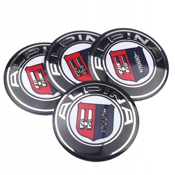 LOGO Emblemat na dekielki kapsle ALPINA BMW 56mm