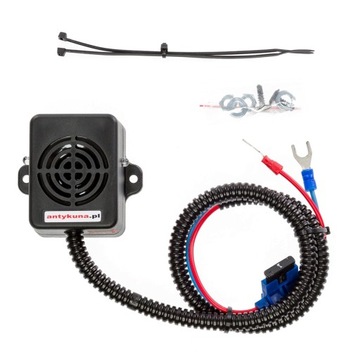 Ультразвуковой отпугиватель куниц Antykuna, БЕСШУМНЫЙ И МИГАЮЩИЙ, 1-сторонний