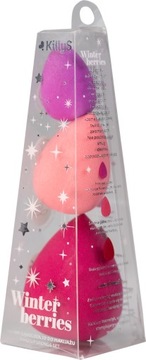 KILLYS Winter Berries ZESTAW Gąbeczek PIRAMIDKA 3 SZT
