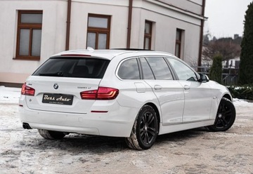 BMW Seria 5 F10-F11 Limuzyna 520d 184KM 2014 BMW Seria 5 520d X-drive LCI Led Xenon Navi Camera Panorama Skora Full, zdjęcie 12