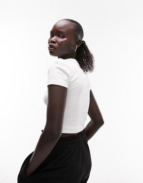 Topshop Petite wkn BIAŁA BLUZKA KLASYCZNA XXL XXJ