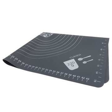 СИЛИКОНОВАЯ ДОСКА 50х40см XXL БОЛЬШОЙ СКЛАДНОЙ ПРОТИВОСКОЛЬЖАЮЩИЙ КОВР ДЛЯ ТЕСТА