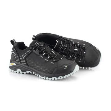 ALPINE PRO buty trekkingowe wodoodporne niskie Vibram Zurrefe czarny r.46