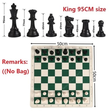 Wysokiej jakości gra w szachy król wysoki 95mm 75mm 65mm średniowieczne sz