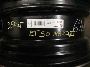 4× DISK OCELOVÝ MAZDA OE 3 5 6 CX-30 CX-3 CX-5 MPV MX-5 6.5" X 16" 5X114.3 ET 50