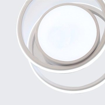 ПОТОЛОЧНЫЙ СВЕТИЛЬНИК СВЕТОДИОДНАЯ КОЛЬЦЕВАЯ ЛЮСТРА СОВРЕМЕННАЯ 32ВТ 6500К ДЛЯ ГОСТИНОЙ