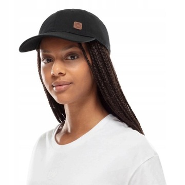 Бейсболка Buff однотонного черного цвета, один размер